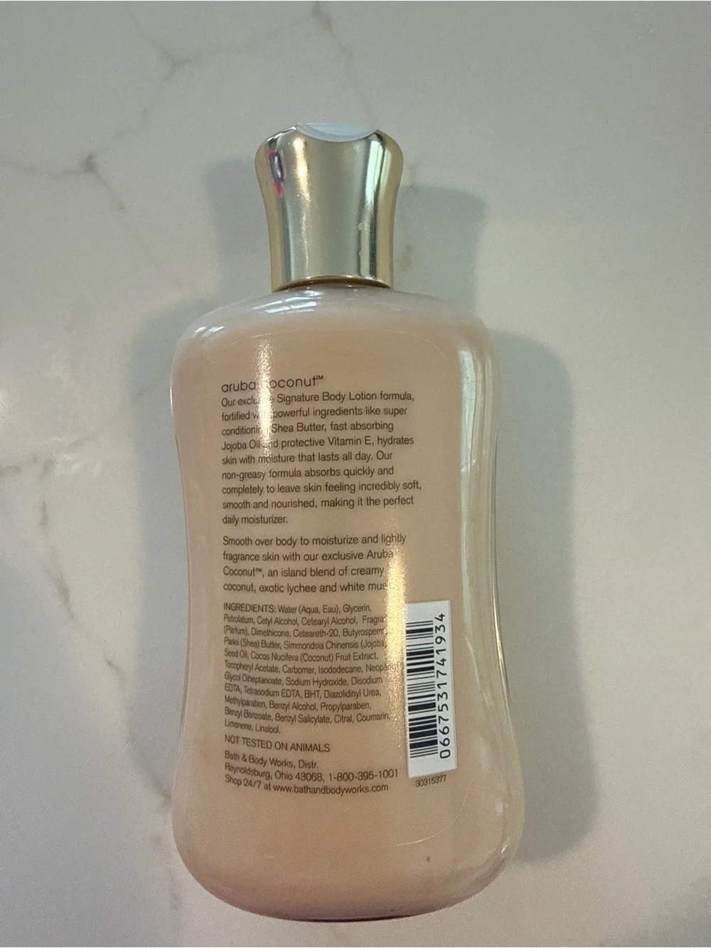 Bath & Body Works Aruba Coconut Body Lotion - 8 oz